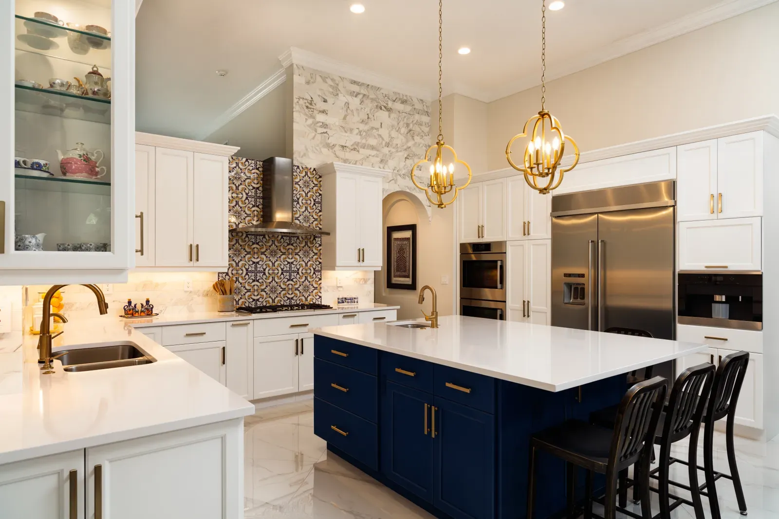 A kitchen with new cabinet material being replaced. | WP Kitchen Remodeling